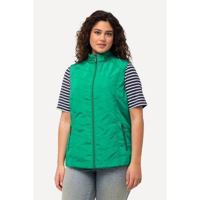Gilet, coutures fantaisie, col montant ULLA POPKEN