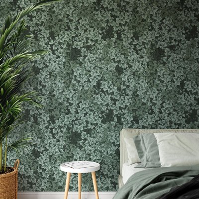 Papier peint avec plantes grimpantes de la forêt - 340x260 cm (l x h) LA TOUCHE ORIGINALE