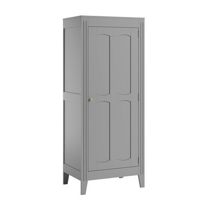 Armoire 1 Porte avec Étagères et Penderie L80.5 x H196.8 cm - Milenne CALICOSY
