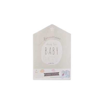 Maison coffret naissance Bienvenue chez toi Baby Boy ATMOSPHERA
