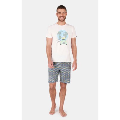 Pyjashort en coton imprimé 2CV ARTHUR