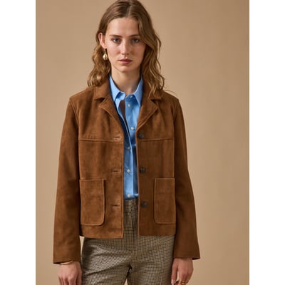 Veste cuir CYRILLUS