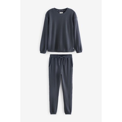 Pyjama doux gaufré à manches longues NEXT