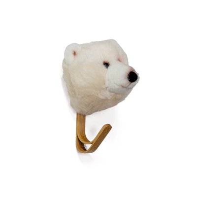Patère peluche OURS POLAIRE WILD AND SOFT