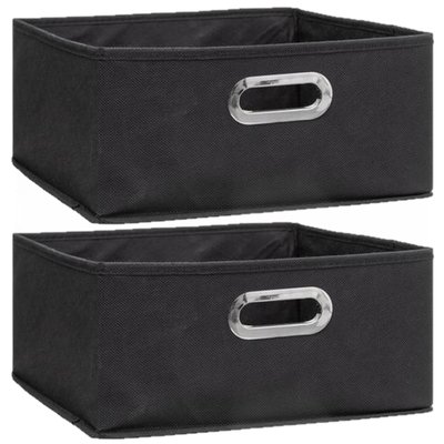 Lot de 2 Boites de rangement en tissu TOILINUX