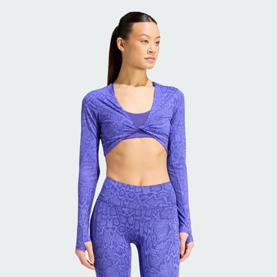 T-Shirt D'entraînement Manches Longues Réversible Effet Serpent Primelift adidas Performance