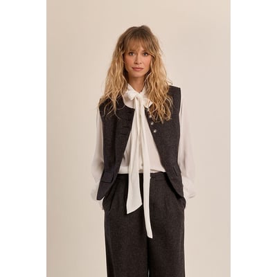 Gilet de costume col rond MOLLY BRACKEN