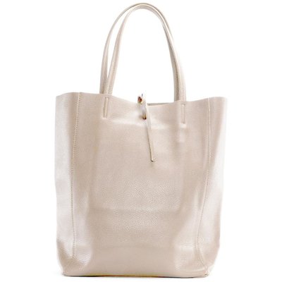 Sac à main cabas en cuir grainé italien NICE OH MY BAG
