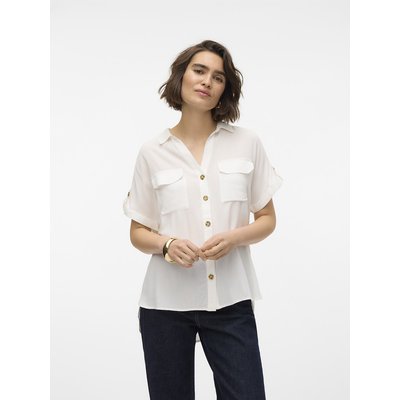 Hemdje met polokraag en korte mouwen VERO MODA