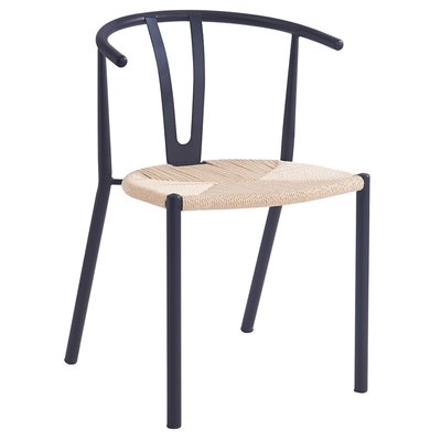 Lot de 2 chaises, métal et corde, SUKI NORDLYS