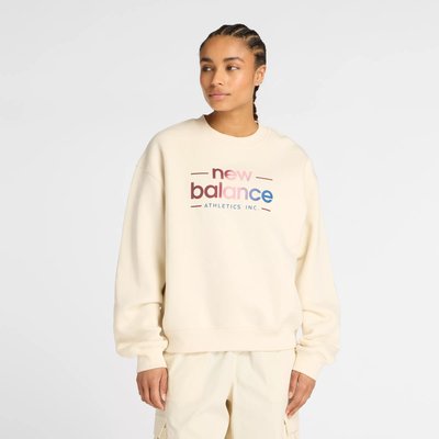 Reimagined Fleece Crew T-shirt manches courtes. NEW BALANCE