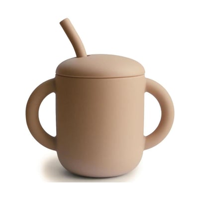 Tasse à paille en silicone MUSHIE