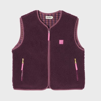 Veste sherpa zippée sans manches BILLYBELT