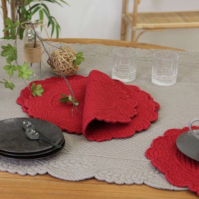 Set de table rond lavable SUD ETOFFE