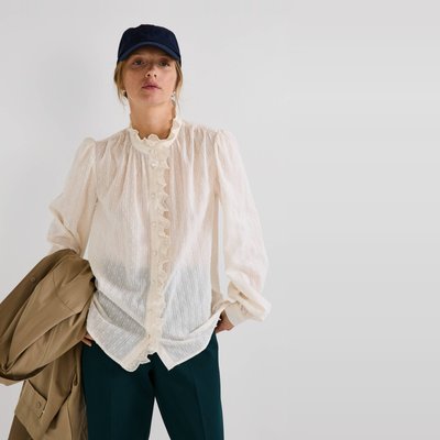 Blouse manches longues unie MONOPRIX