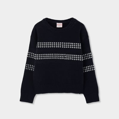 Pull fille avec clous BOBOLI
