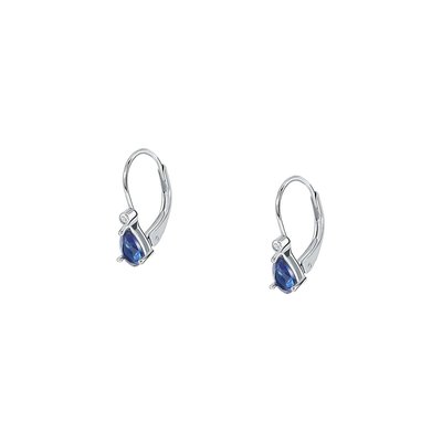 Boucles d'oreilles en argent 925 et oxyde de zirconium CLEOR