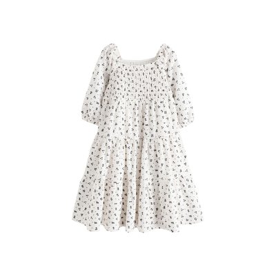 Robe brodée à volants NEXT