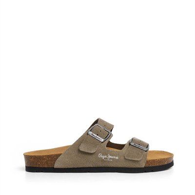 Sandales À Double Boucle En Daim PEPE JEANS