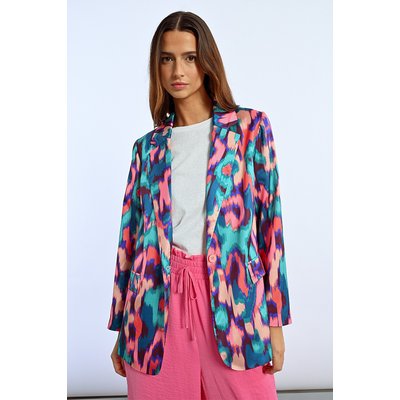 Blazer droit, imprimé LILI SIDONIO