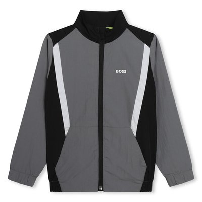Sweat-shirt zippé col montant BOSS KIDSWEAR