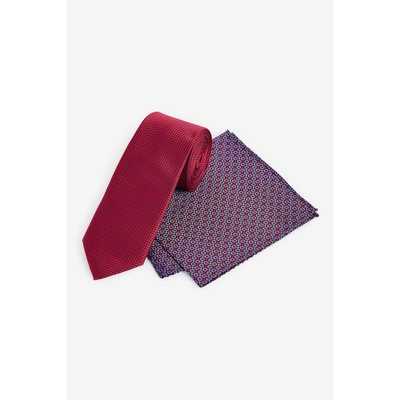 Ensemble cravate étroite et pochette NEXT