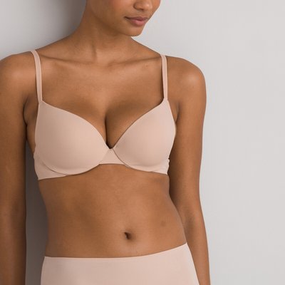 Soutien-gorge push-up en microfibre-Invisible LA REDOUTE COLLECTIONS