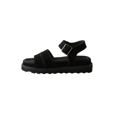 Sandales en cuir à plateforme et bout rond NEXT