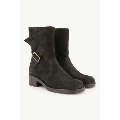 Bottines en cuir suédé, fermeture zippée ULLA POPKEN