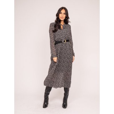 Robe Longue Motifs Plissée Iflor DONA LISA