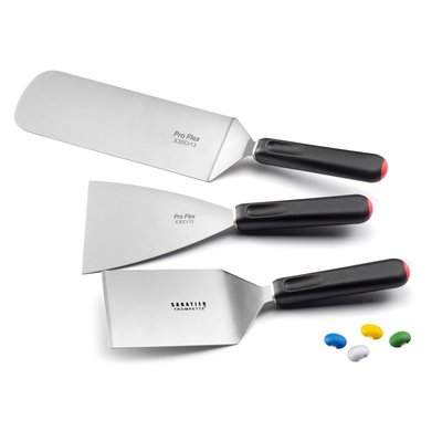 Set 3 spatules Barbecue - PRO FLEX SABATIER TROMPETTE