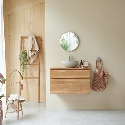 Meuble sous vasque en teck massif 80 cm JACOB TIKAMOON