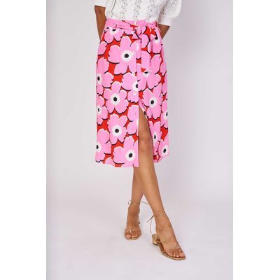 Jupe midi imprimée viscose FLORENTINE DERHY