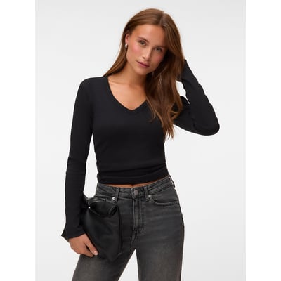 Maglia a maniche lunghe con scollo a V VERO MODA