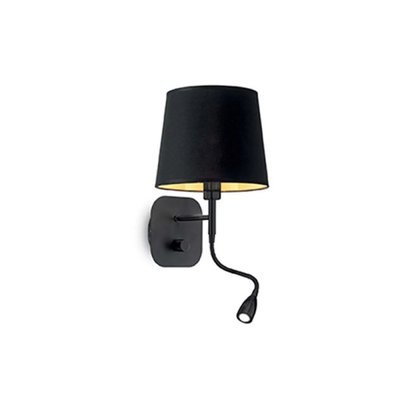 Applique Murale Noire Et Or Avec Liseuse Splendid MILLUMINE