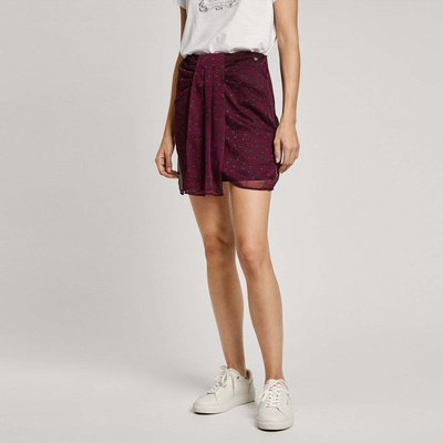 Jupe Courte Drapée PEPE JEANS