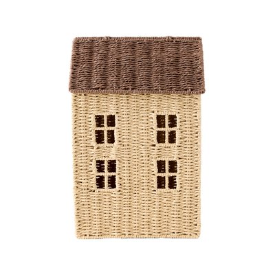 Panier Maison en corde de papier VERTBAUDET