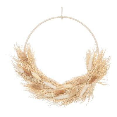 Couronne de fleurs séchées ATMOSPHERA