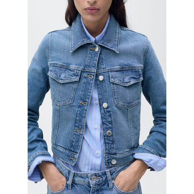 Veste en jean crop MANGO