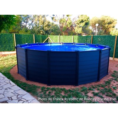 Piscine tubulaire ronde  Graphite 4,78 x 1,24 m-B09R9RC451 INTEX