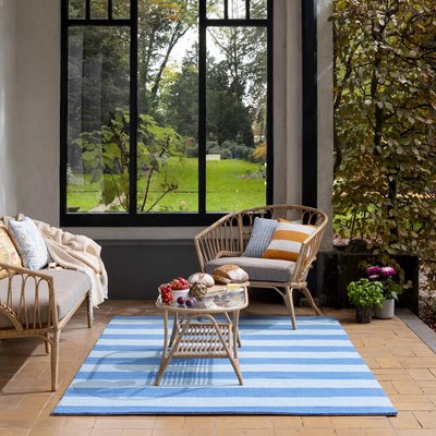 Tapis extérieur kilim fait main rectangle LILLE UN AMOUR DE TAPIS