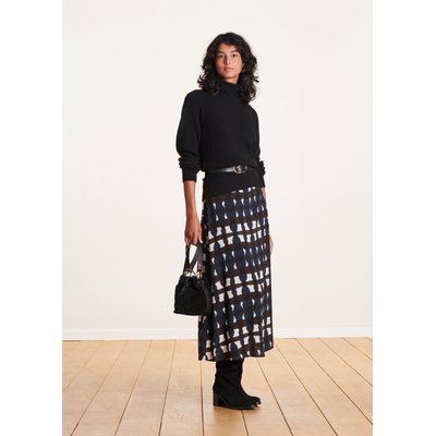 Jupe midi à imprimé tie & dye LA FEE MARABOUTEE