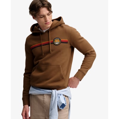 Sweat à capuche Outdoors Stripe Logo coupe décontractée SUPERDRY