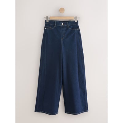 Jean large taille haute à enfiler coupe flexi NEXT