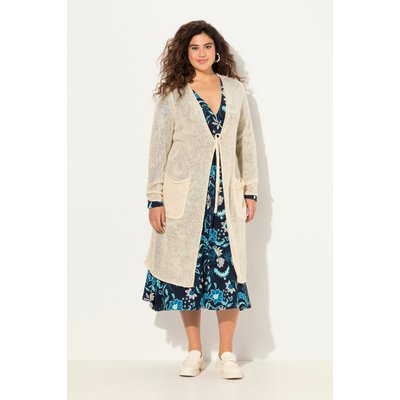 Long cardigan à encolure en V ULLA POPKEN