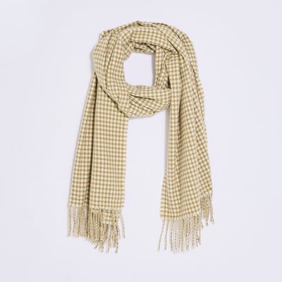 Echarpe motif pied-de-poule GRAIN DE MALICE