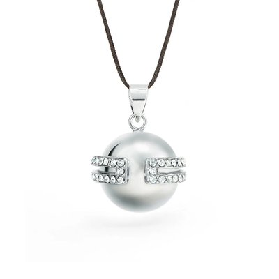 Bola de grossesse - Déesse - Rhodium - Cristaux Swarovski CACHE COEUR