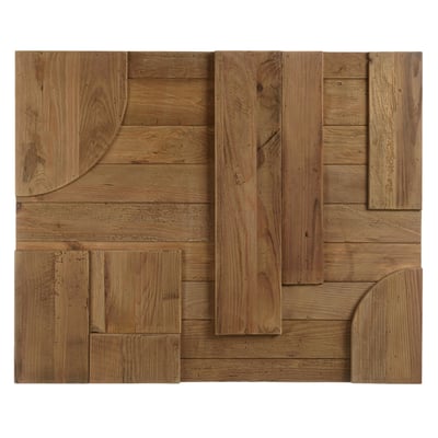 Décoration murale pin recyclé formes variées DENVER PIER IMPORT