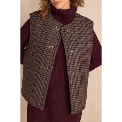 Maison 123 GILET SABRINA GI CHECKS Maison 123