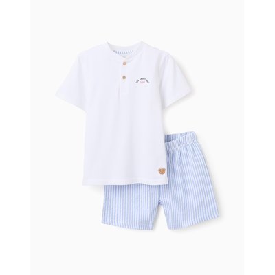 Pyjama en Coton à Rayures ZIPPY